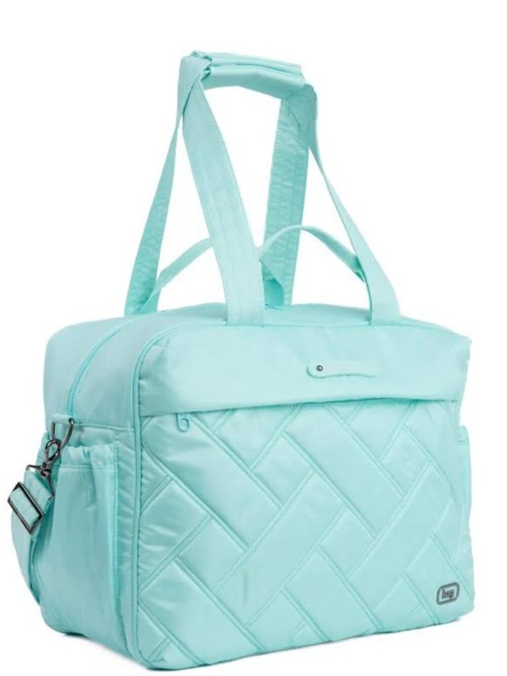 Lug Trolley Bus Duffel Bag Aquamarine Pastel Blue/Green